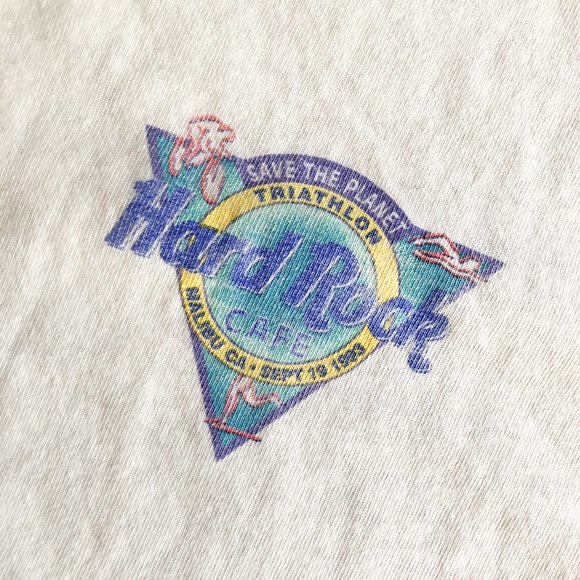 Vintage Destroyed 1993 Hard Rock Cafe Malibu Tee - Picture 3 of 8